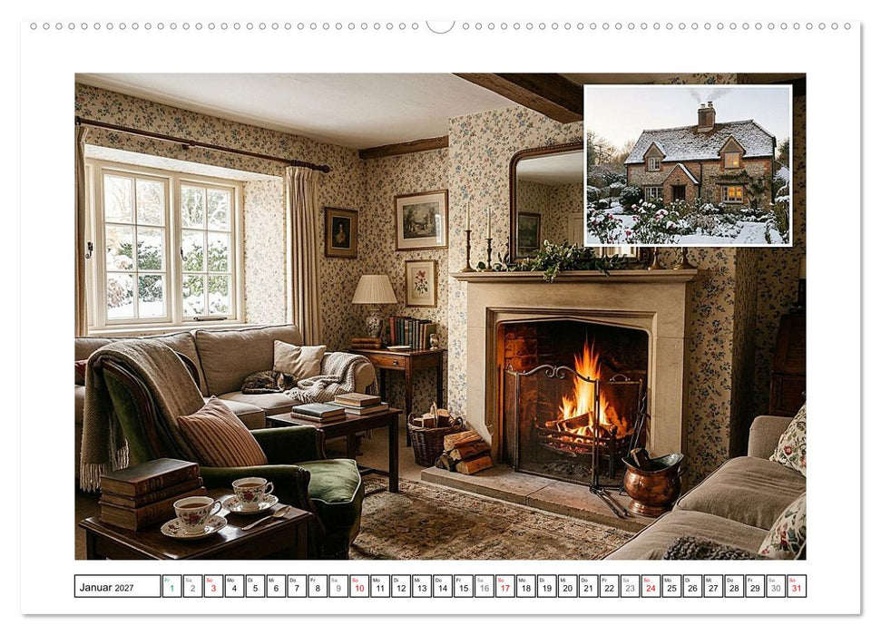 Wohnträume - Landhauszauber (CALVENDO Wandkalender 2027)
