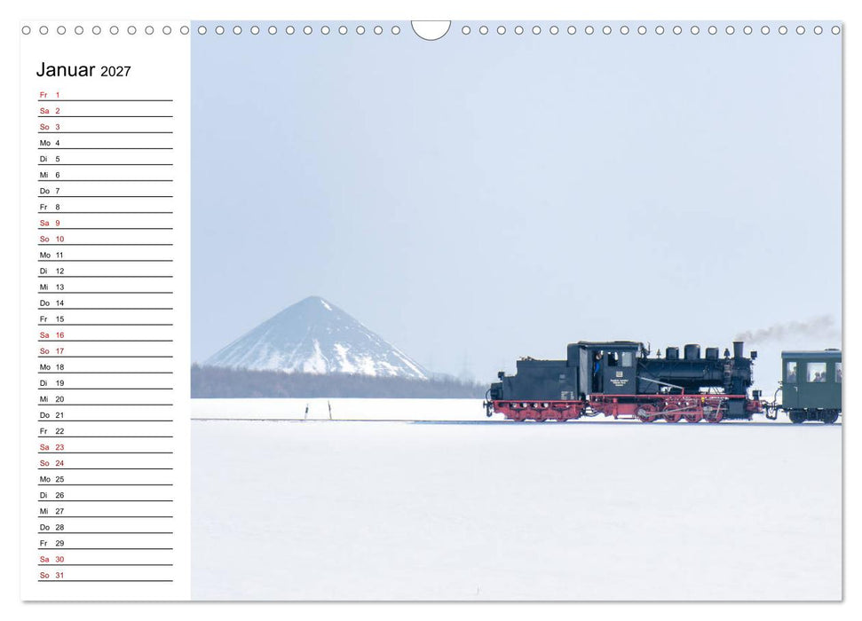 Die Mansfelder Bergwerksbahn (CALVENDO Wandkalender 2027)