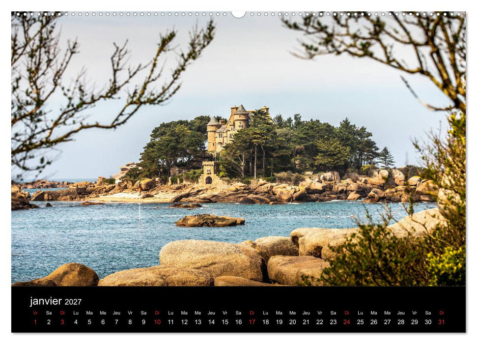 Normandie et Bretagne (CALVENDO Calendrier supérieur 2027)