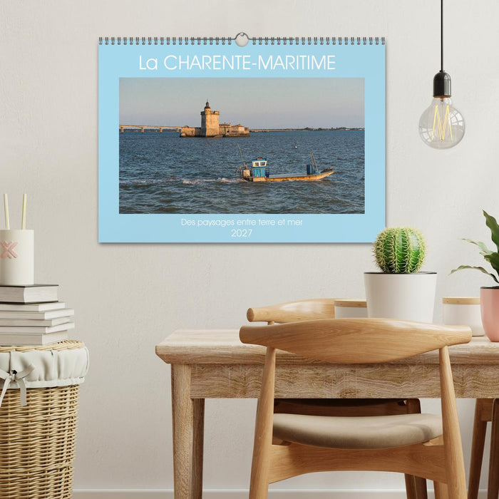 La Charente Maritime, des paysages entre terre et mer (CALVENDO Calendrier mensuel 2027)