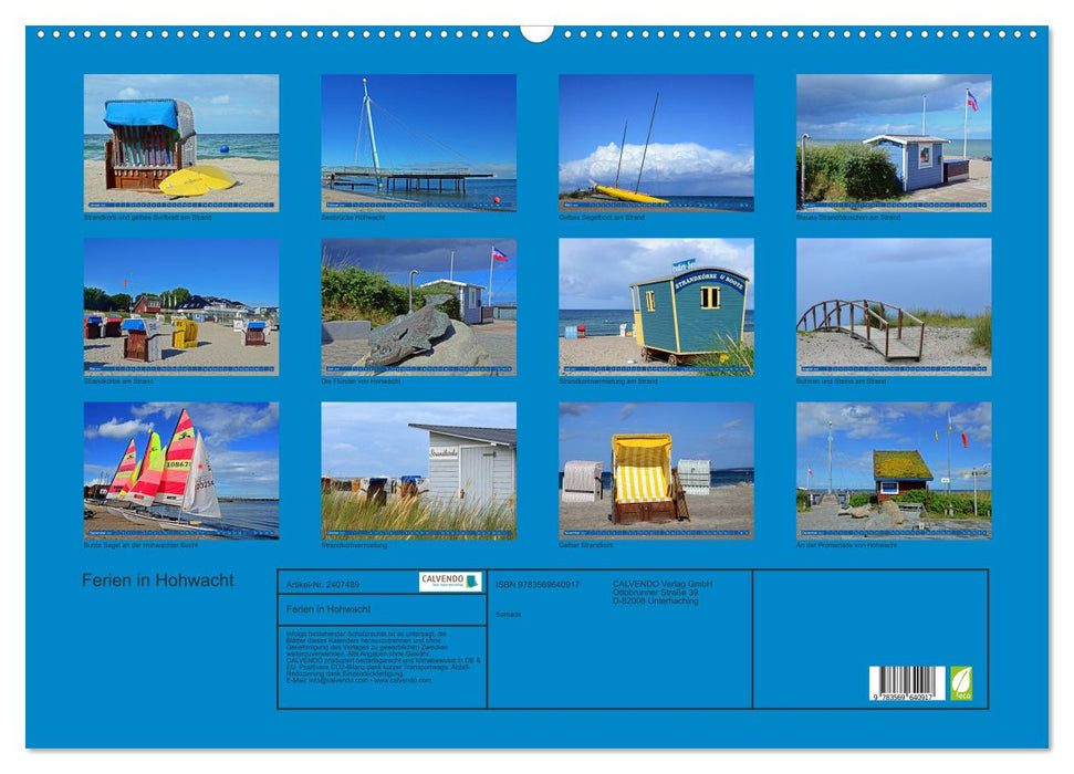 Ferien in Hohwacht (CALVENDO Wandkalender 2027)