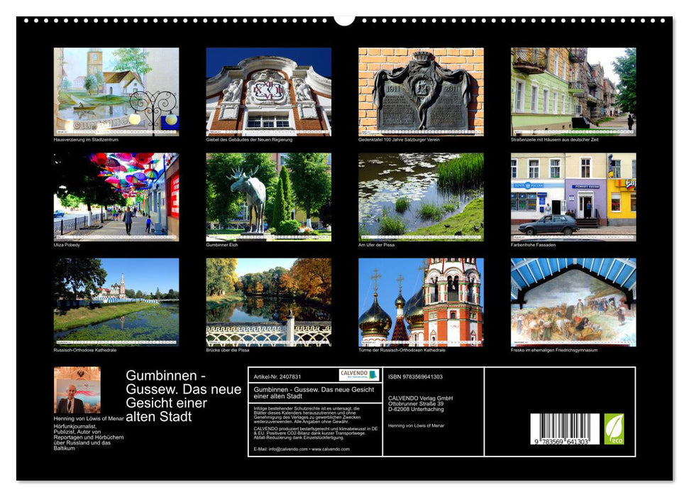 Gumbinnen - Gussew. Das neue Gesicht einer alten Stadt (CALVENDO Premium Wandkalender 2027)