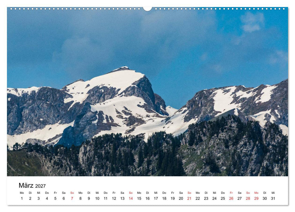 Gesichter der Schweiz - Walliser Weiden (CALVENDO Wandkalender 2027)