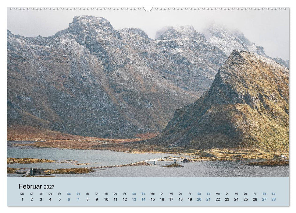 Naturgewalt Norwegen (CALVENDO Premium Wandkalender 2027)