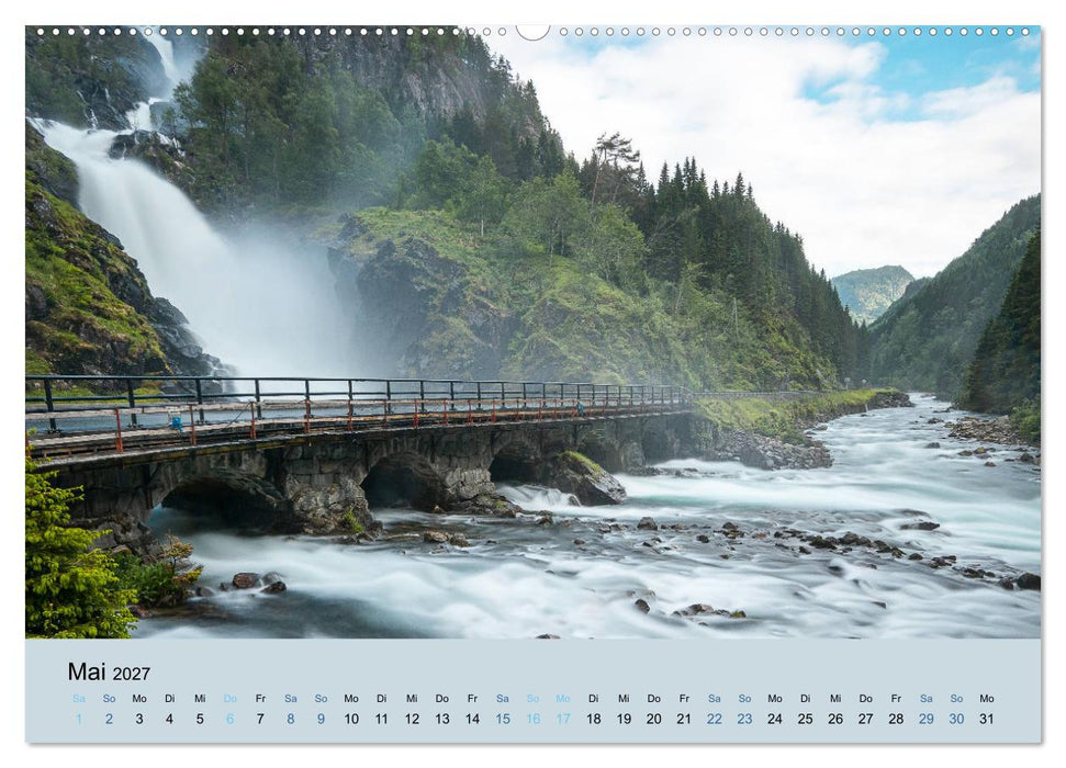 Naturgewalt Norwegen (CALVENDO Premium Wandkalender 2027)