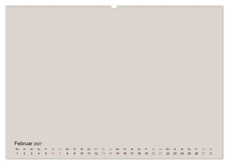 DIY Bastel-Kalender -Erdige Pastell Farben- Zum Selbstgestalten (CALVENDO Premium Wandkalender 2027)