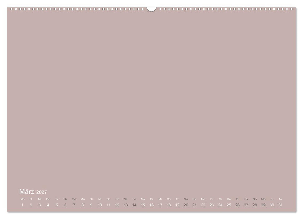 DIY Bastel-Kalender -Erdige Pastell Farben- Zum Selbstgestalten (CALVENDO Premium Wandkalender 2027)