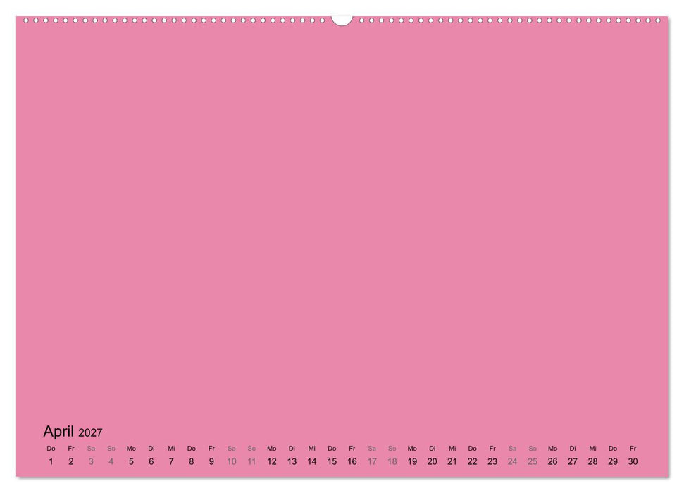 DIY Bastel-Kalender -Warme Pastell Farben- Zum Selbstgestalten (CALVENDO Premium Wandkalender 2027)