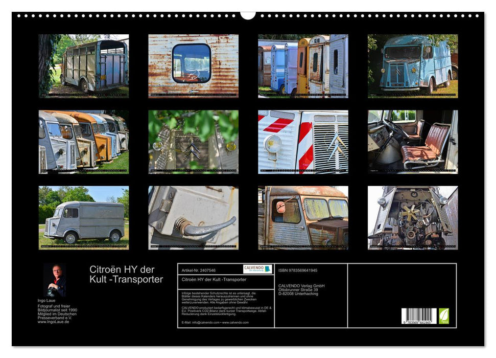 Citroën HY der Kult -Transporter (CALVENDO Wandkalender 2027)