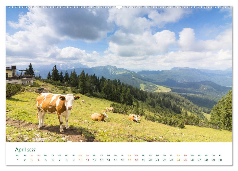 Auf der Winklmoosalm (CALVENDO Premium Wandkalender 2027)