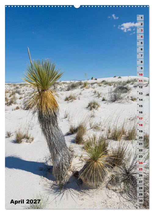 WHITE SANDS NATIONAL MONUMENT Wüstenimpressionen (CALVENDO Premium Wandkalender 2027)