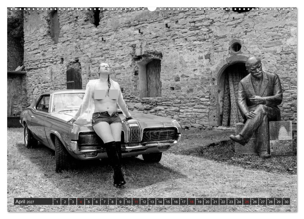 13 Models & US-Cars (CALVENDO Wandkalender 2027)