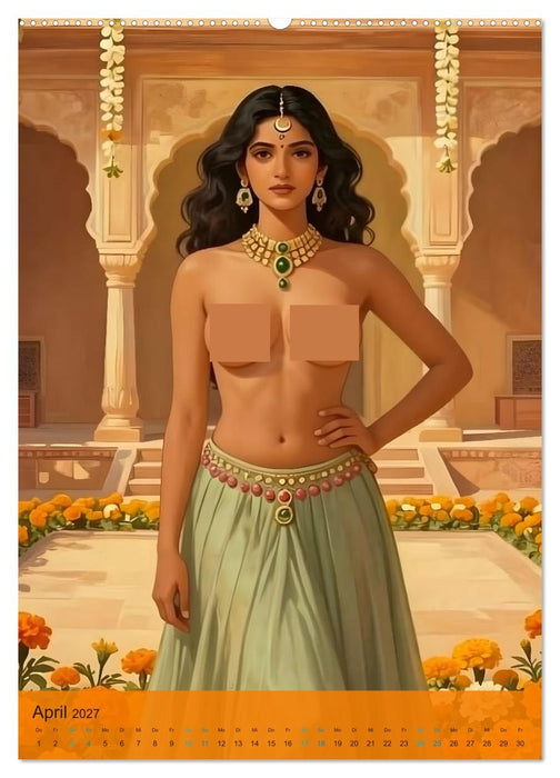 Göttliche Töchter Indiens (CALVENDO Wandkalender 2027)