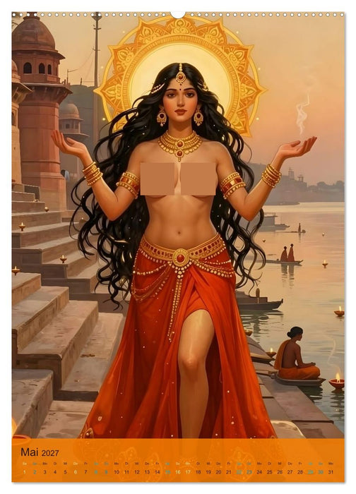 Göttliche Töchter Indiens (CALVENDO Wandkalender 2027)