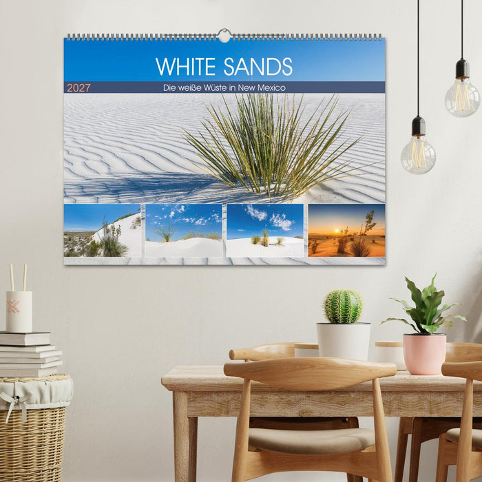 WHITE SANDS Die weiße Wüste in New Mexico (CALVENDO Wandkalender 2027)