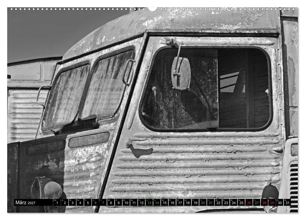 Citroën HY eine Legende in Schwarzweiß (CALVENDO Wandkalender 2027)