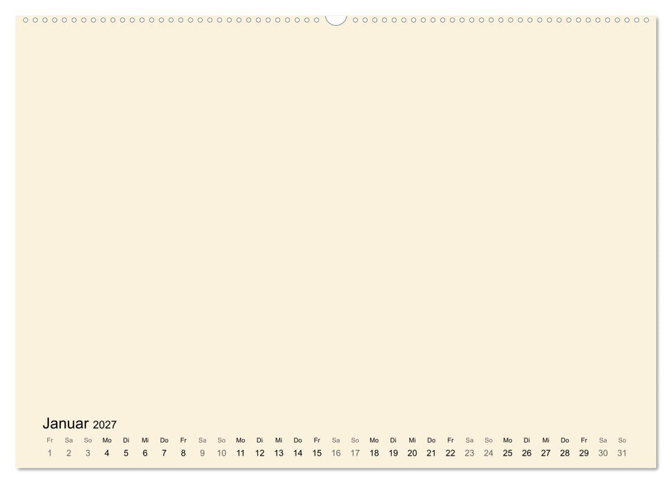 DIY Bastel-Kalender -Warme Pastell Farben- Zum Selbstgestalten (CALVENDO Wandkalender 2027)