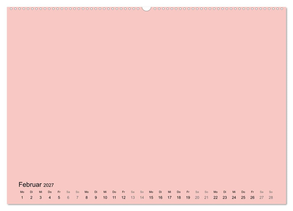DIY Bastel-Kalender -Warme Pastell Farben- Zum Selbstgestalten (CALVENDO Wandkalender 2027)