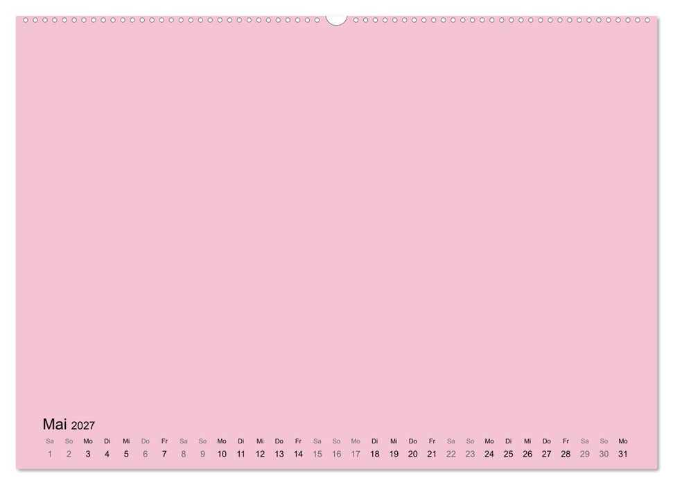 DIY Bastel-Kalender -Warme Pastell Farben- Zum Selbstgestalten (CALVENDO Wandkalender 2027)