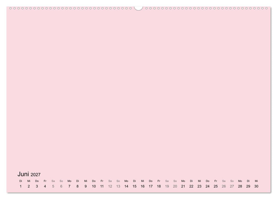 DIY Bastel-Kalender -Warme Pastell Farben- Zum Selbstgestalten (CALVENDO Wandkalender 2027)