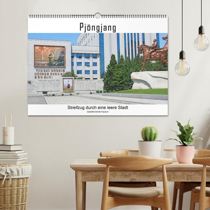 PJÖNGJANG Streifzug durch eine leere Stadt (CALVENDO Wandkalender 2027)