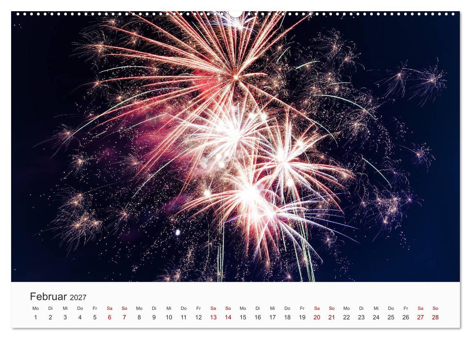Feuerwerke - Kunstwerke am Himmel (CALVENDO Wandkalender 2027)