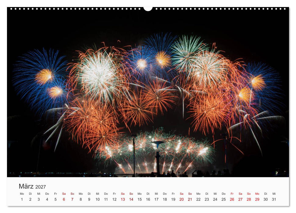 Feuerwerke - Kunstwerke am Himmel (CALVENDO Wandkalender 2027)