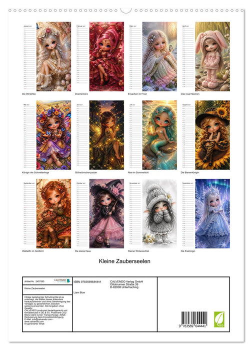 Kleine Zauberseelen (CALVENDO Premium Wandkalender 2027)