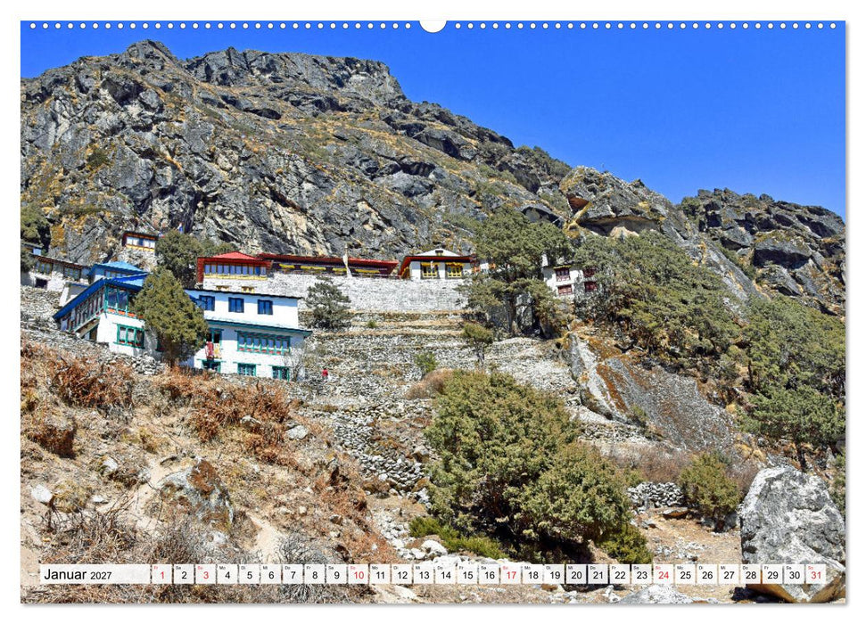 BUDDHISMUS in NEPAL (CALVENDO Premium Wandkalender 2027)