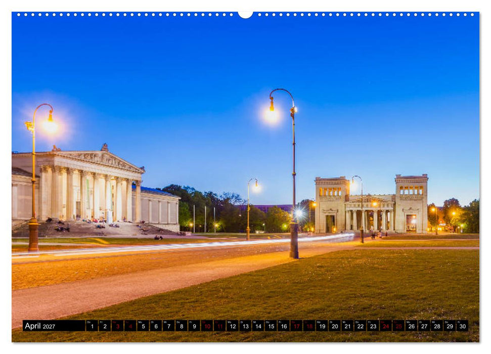 MÜNCHEN Impressionen einer Weltstadt (CALVENDO Wandkalender 2027)