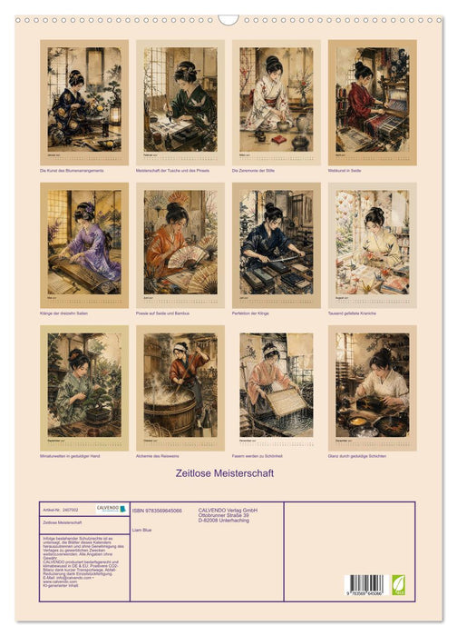 Zeitlose Meisterschaft (CALVENDO Wandkalender 2027)