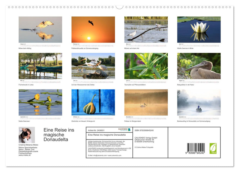 Eine Reise ins magische Donaudelta (CALVENDO Premium Wandkalender 2027)