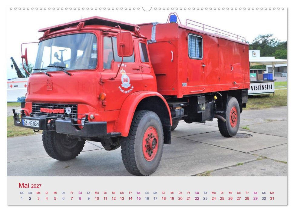 Oldtimer-FEUERWEHR (CALVENDO Premium Wandkalender 2027)