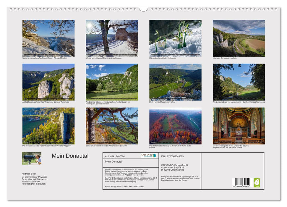 Mein Donautal (CALVENDO Wandkalender 2027)