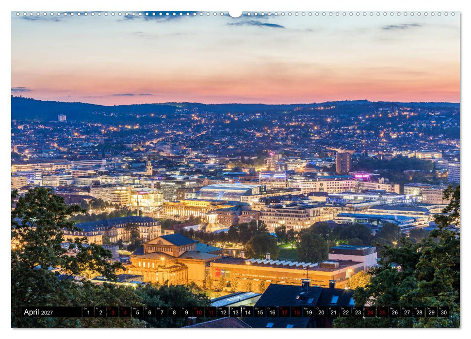 Ein Jahr STUTTGART (CALVENDO Premium Wandkalender 2027)