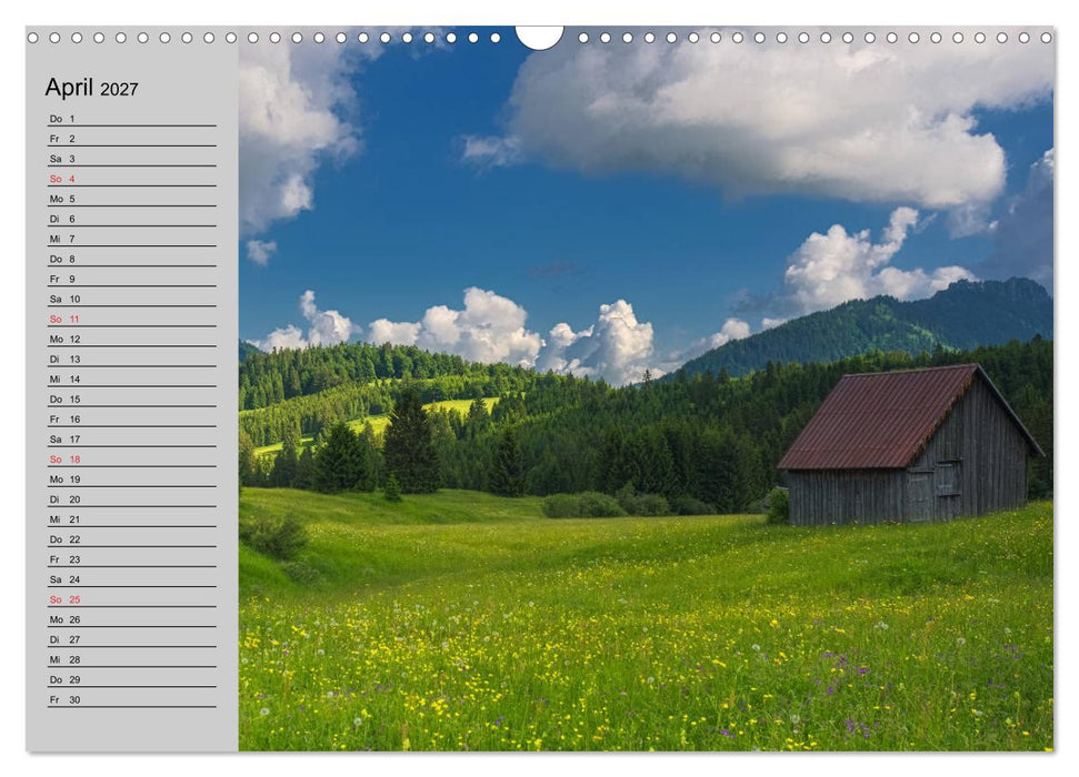 Tannheimer Tal (CALVENDO Wandkalender 2027)
