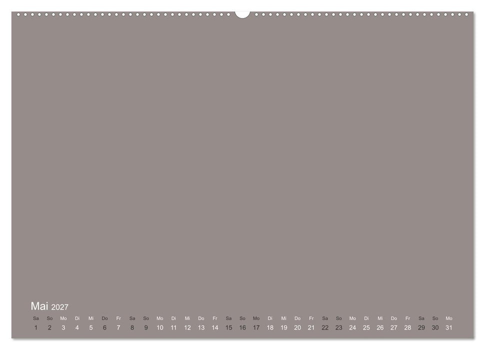 DIY Bastel-Kalender -Erdige Pastell Farben- Zum Selbstgestalten (CALVENDO Wandkalender 2027)