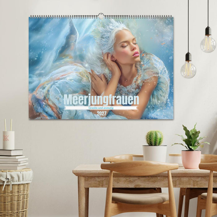 Meerjungfrauen - Graziös und anmutig (CALVENDO Wandkalender 2027)
