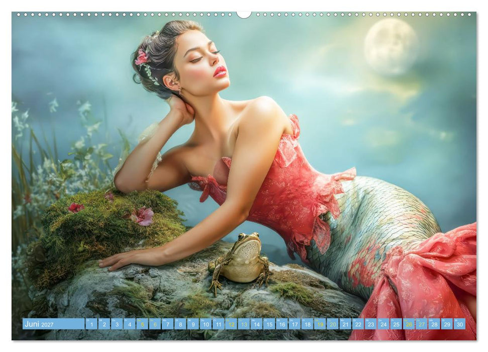 Meerjungfrauen - Graziös und anmutig (CALVENDO Wandkalender 2027)