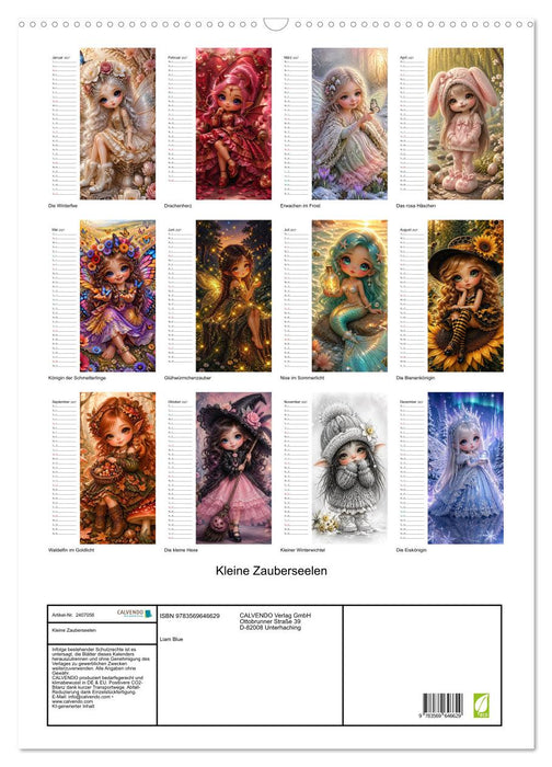 Kleine Zauberseelen (CALVENDO Wandkalender 2027)
