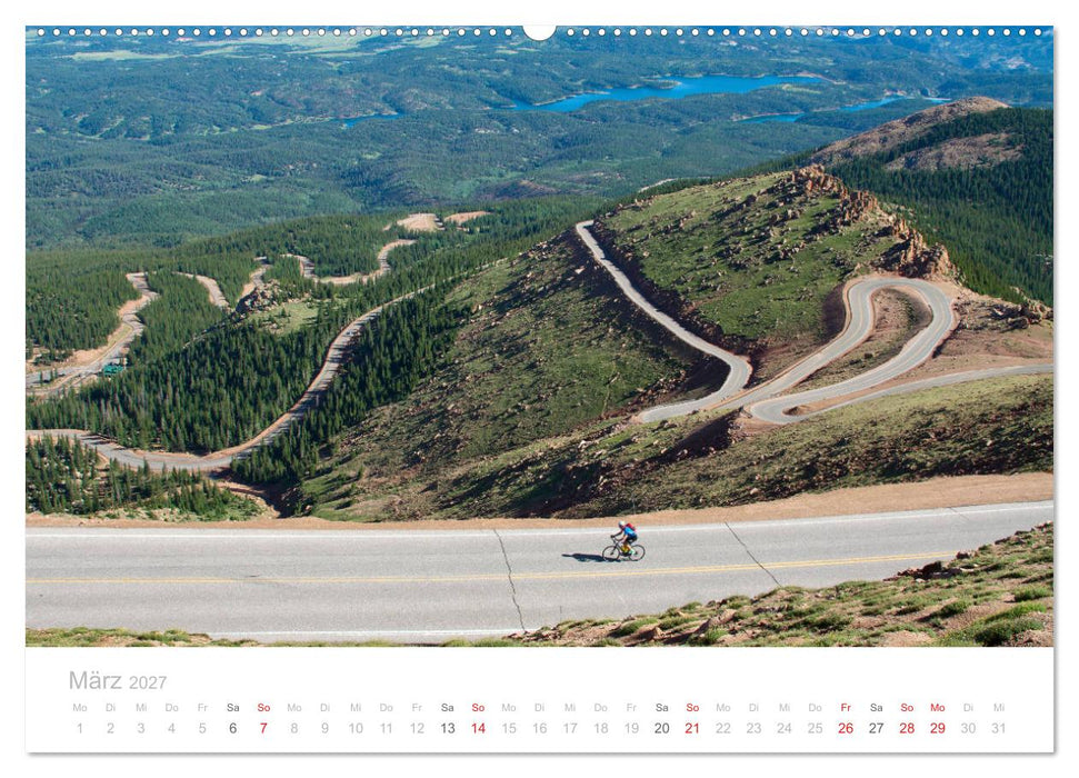 Colorado - Höhenrausch mit dem Rennrad (CALVENDO Premium Wandkalender 2027)