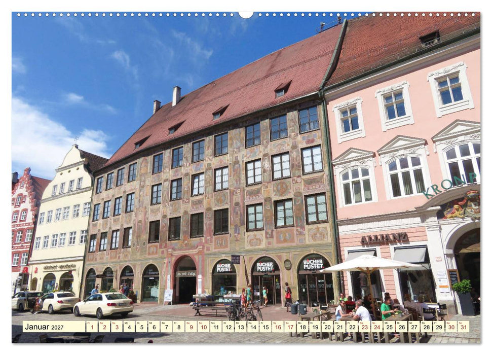 Unterwegs in Landshut (CALVENDO Wandkalender 2027)