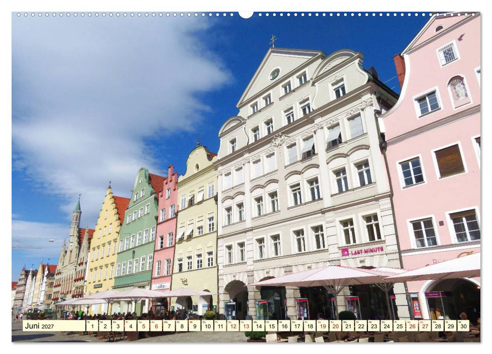 Unterwegs in Landshut (CALVENDO Wandkalender 2027)