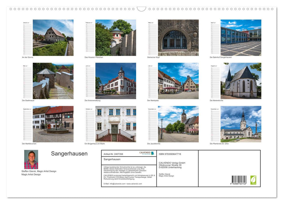 Sangerhausen (CALVENDO Wandkalender 2027)