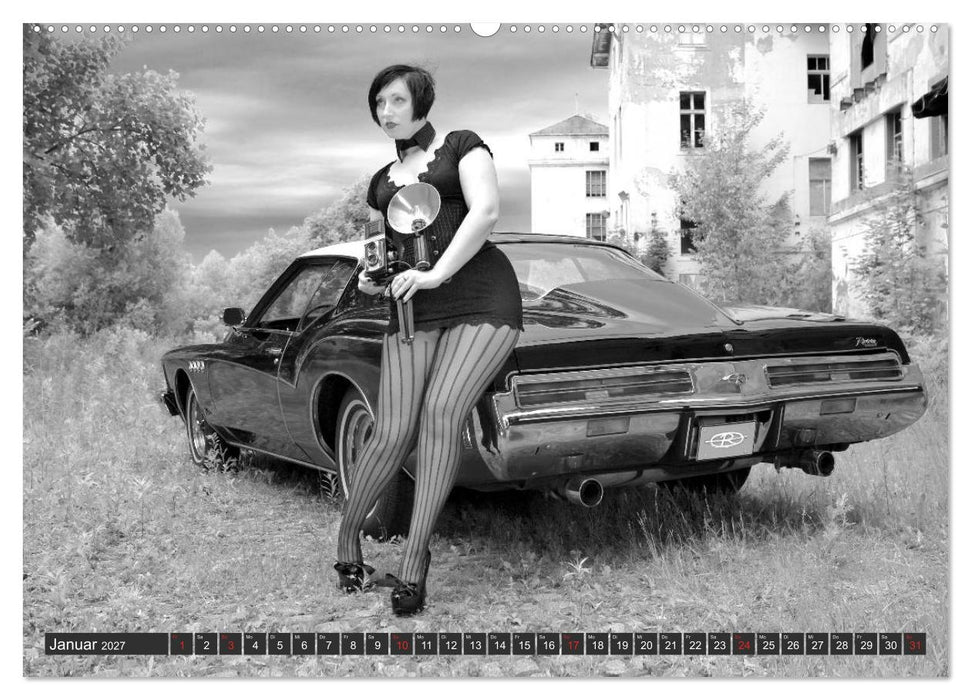 13 Models & US-Cars (CALVENDO Premium Wandkalender 2027)