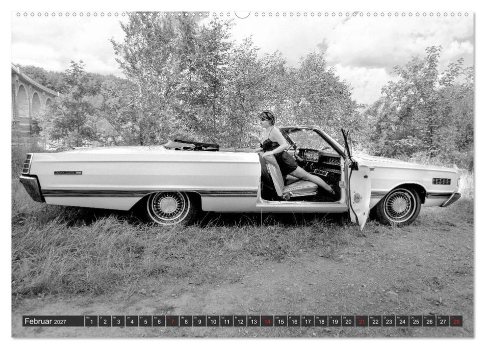 13 Models & US-Cars (CALVENDO Premium Wandkalender 2027)