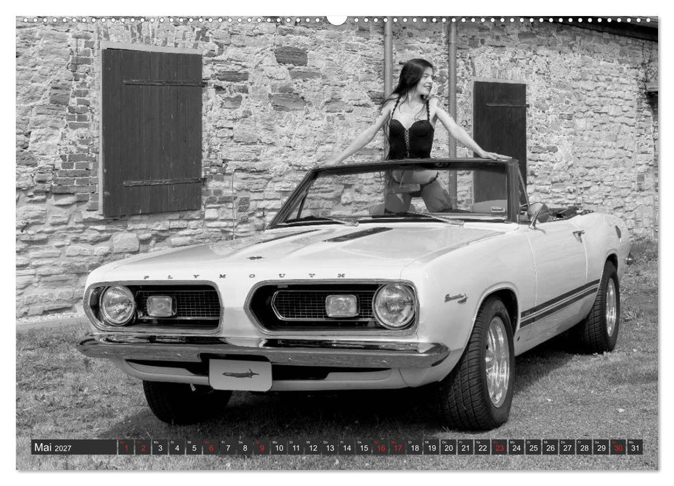 13 Models & US-Cars (CALVENDO Premium Wandkalender 2027)
