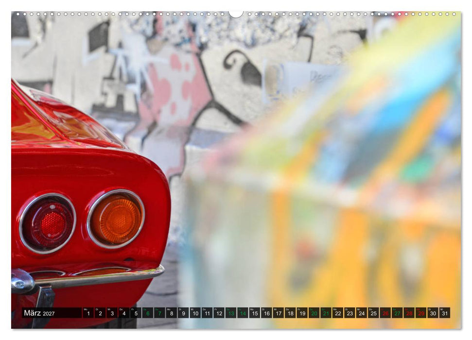 Opel GT 1900 AL Eine deutsche Sportwagenlegende (CALVENDO Wandkalender 2027)