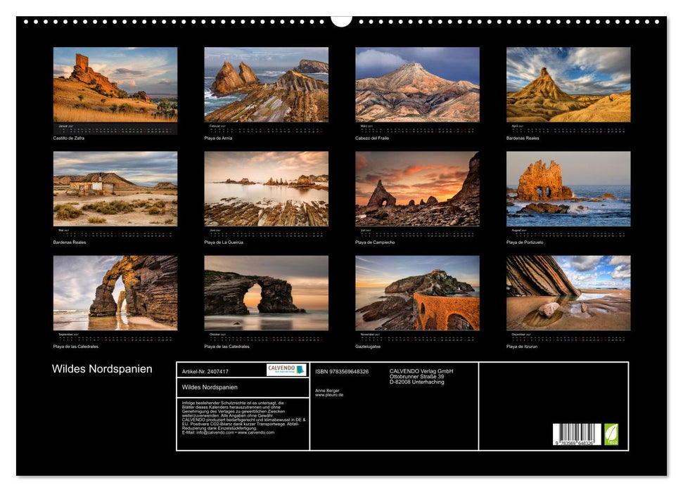 Wildes Nordspanien (CALVENDO Wandkalender 2027)
