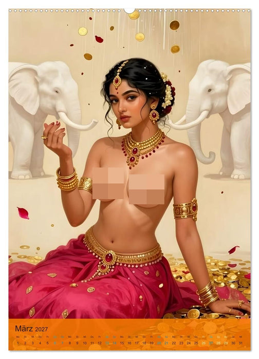 Göttliche Töchter Indiens (CALVENDO Premium Wandkalender 2027)